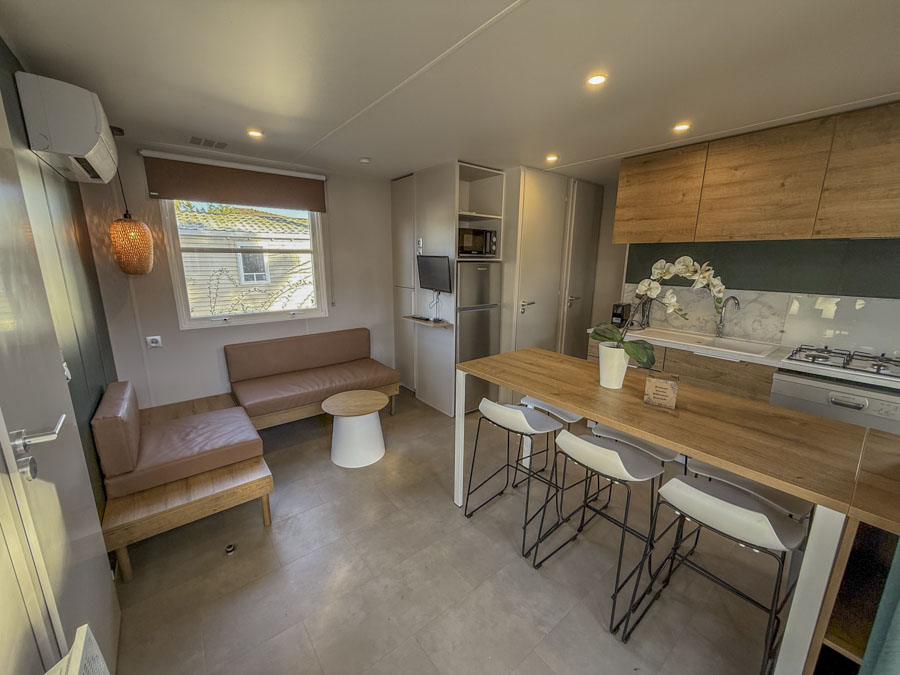 camping location mobil home 6pers herault