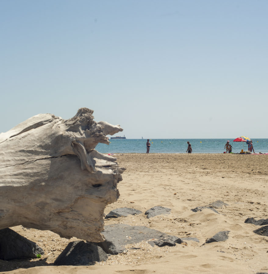 camping dichtbij het strand van cap dagde